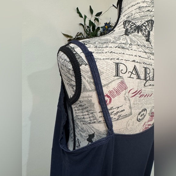 Lane Bryant dark Blue Lace Trim camisole size 18/20 - Picture 5 of 7